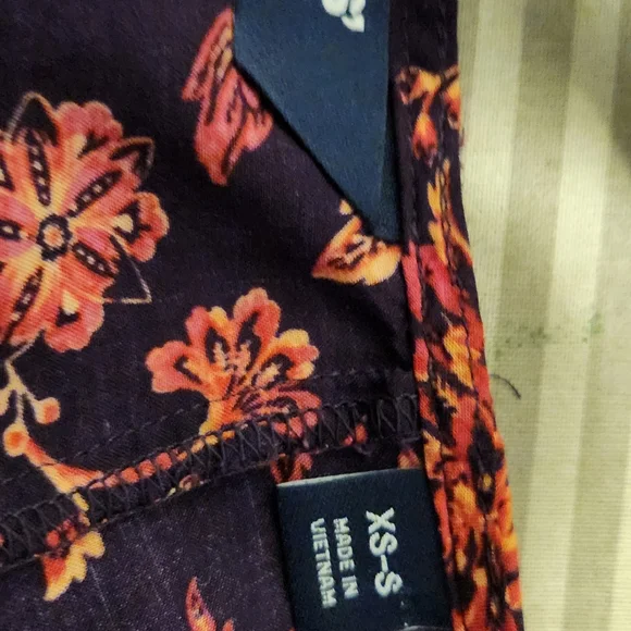 Land's End Floral Print Shirt Dress - Picture 3 of 6